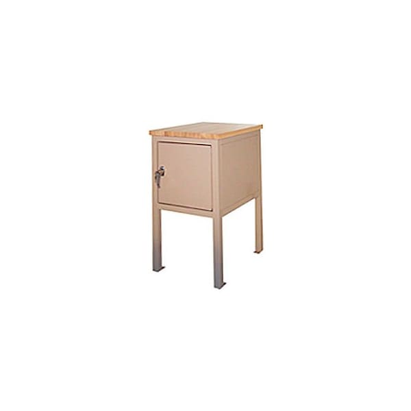 Built Rite Br Built-Rite Cabinet Shop Stand, Maple Butcher Block Square Edge, 24"W x 36"D x 24"H, Beige SC23A94-BG - main